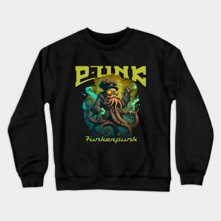 PUNK Steam Octopus Crewneck Sweatshirt